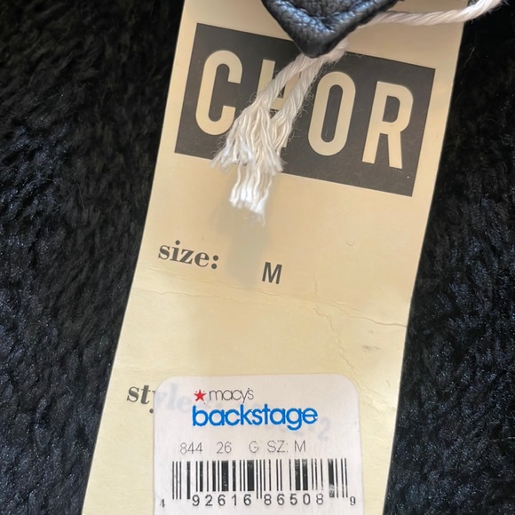 NWT Chor Black Leather Jacket - Picture 9 of 9